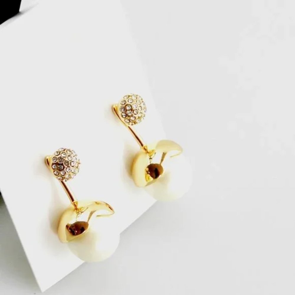 Kate Spade Golden Acorn Stud Earrings (NWOT) - Picture 2 of 3